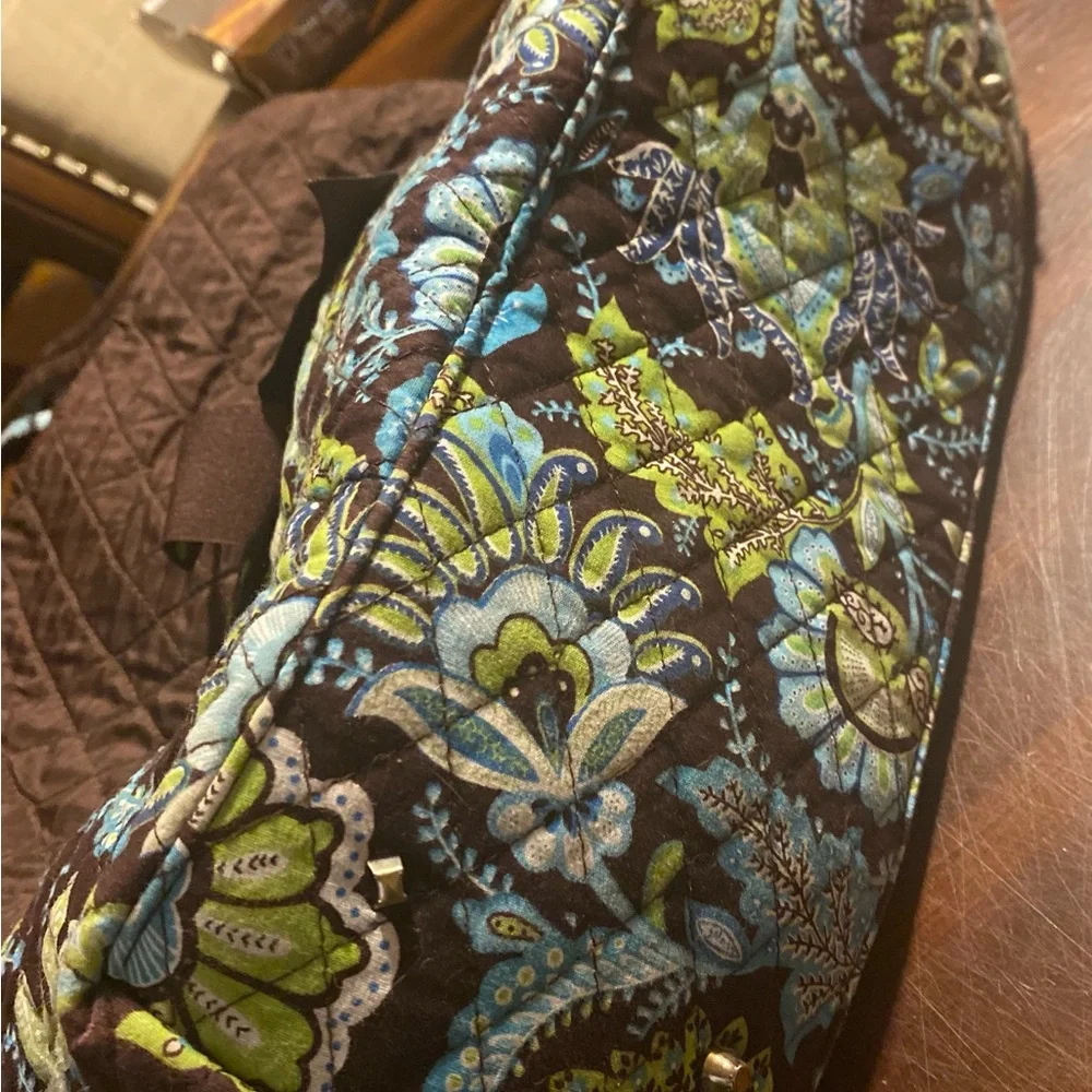 Vera Bradley Diaper Bag. Brown Green Blue